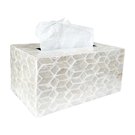 Belle Inlay Tissue Box | Rectangle