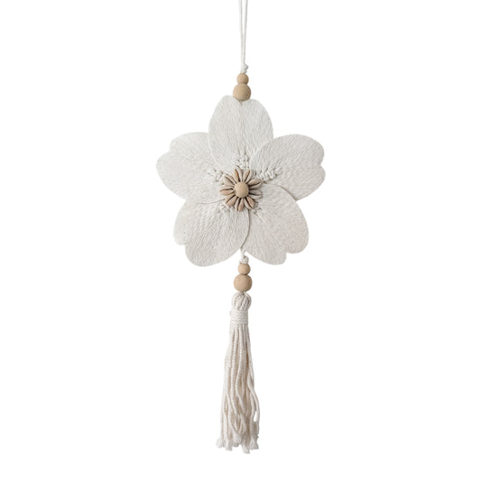 Flower Tassel Wall Hanging