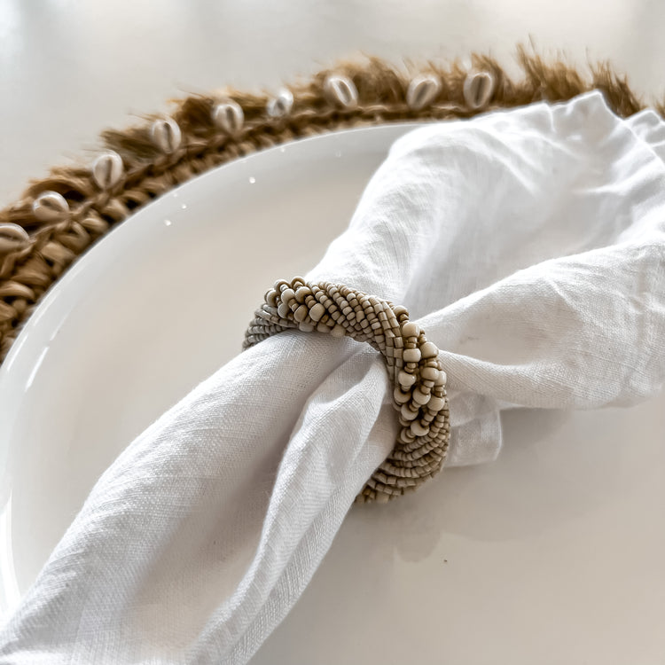 Beaded Napkin Ring | 3 Colours Available