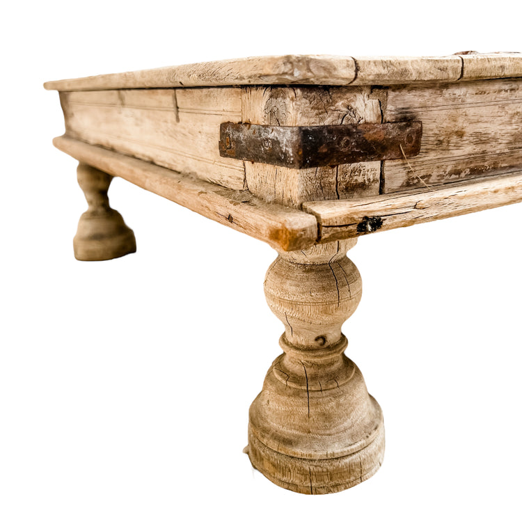 Vintage Indian Bajot Table | Style 3