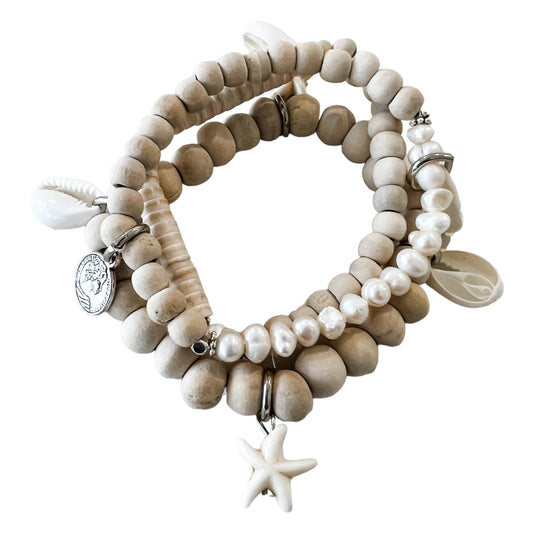 Ocean Pearl Bracelet Set | Willow & the Waves Collection