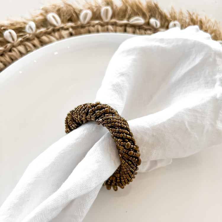 Beaded Napkin Ring | 3 Colours Available