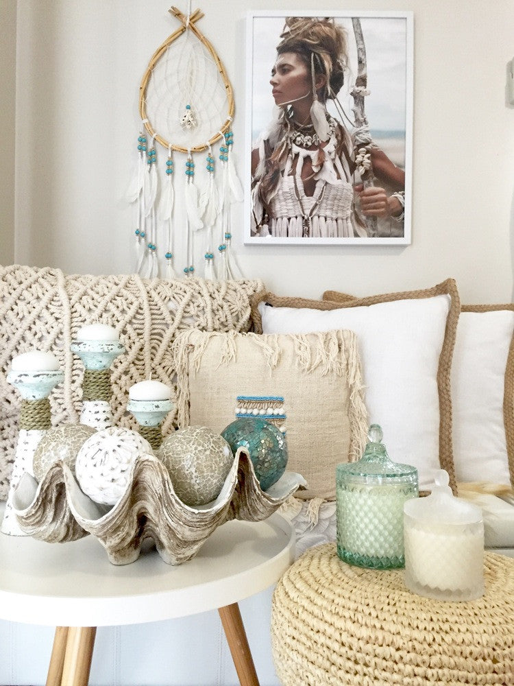 Coastal Candle Holders Beach Homewares