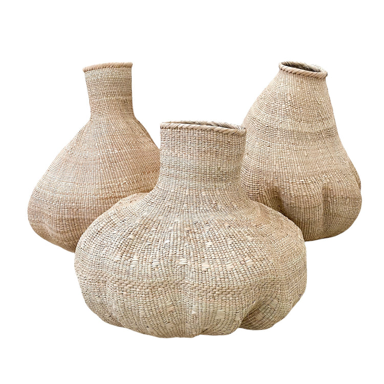 Zimbabwe Gourd Baskets Coastal Decor