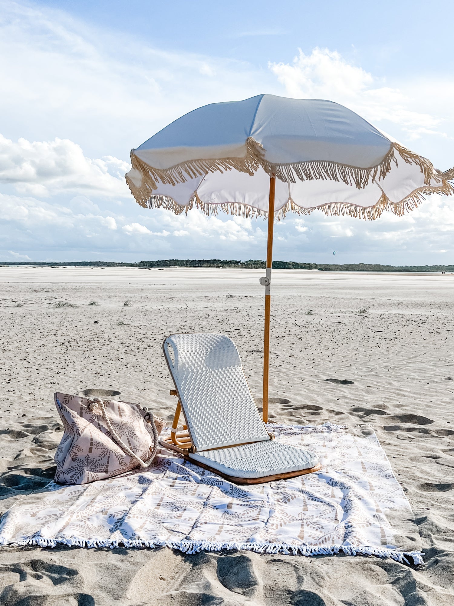 Tulum Canvas Beach Umbrella