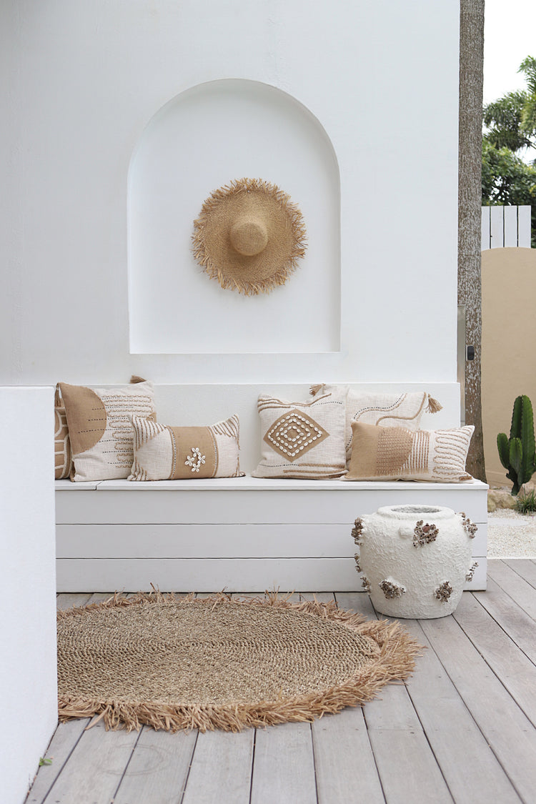 Barbados Cushion Cover | 50x50cm | Willow & Beech Castaway Collection