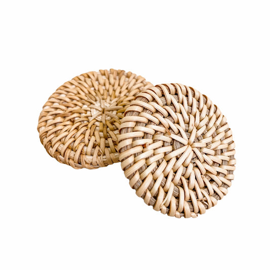 Dark Natural Rattan Pop Socket