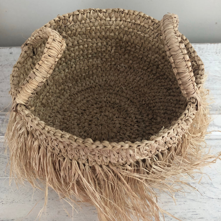 Bora Bora Raffia Baskets Home Decor