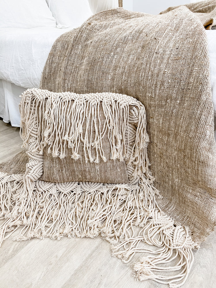 Square Summer Breeze Cushion Natural Homewares