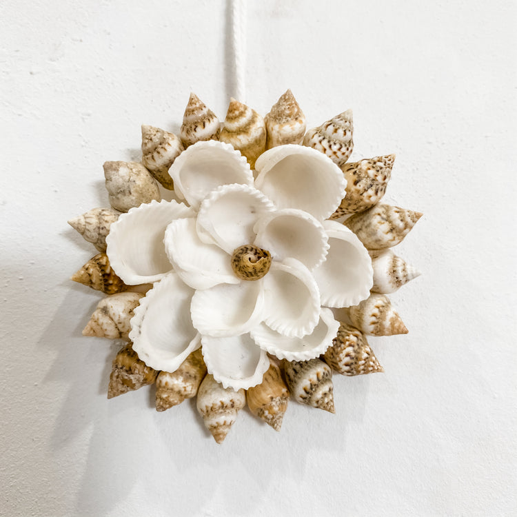 Hanging Shell Ornaments Brown Spike Shell