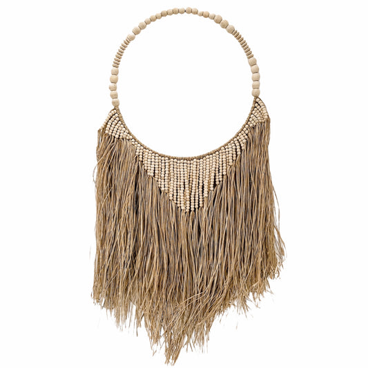 Single Hoop Natural Maui Hula Wall Hanging