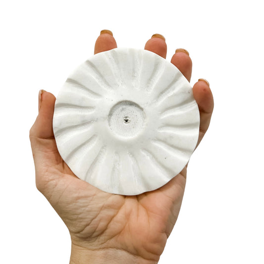 Venteux Marble Incense Holder | With Free Lemongrass Incense