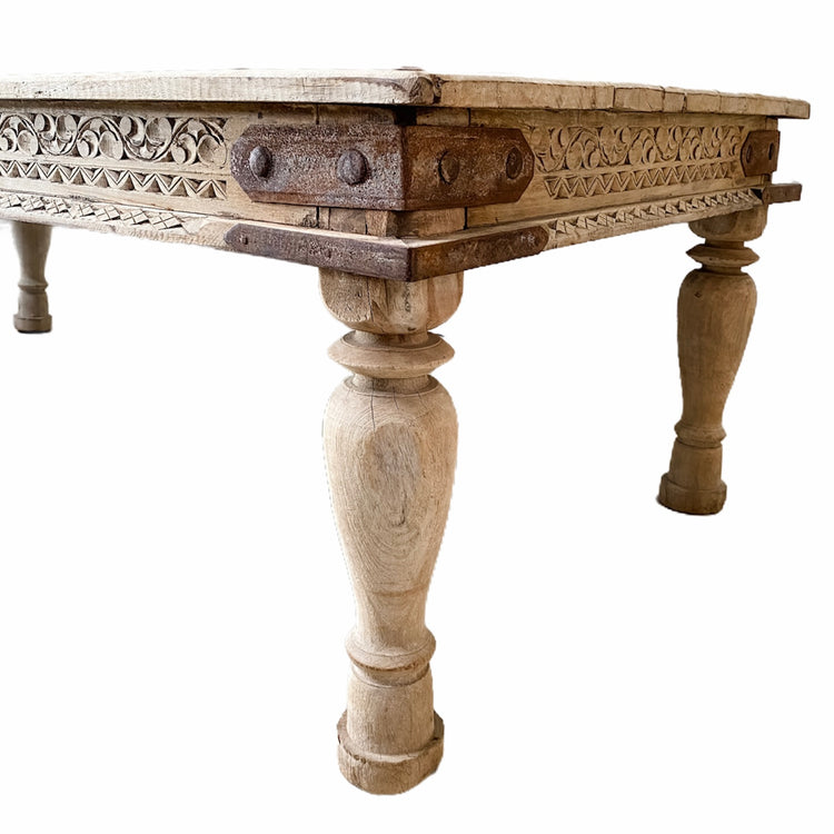 Vintage Carved Coffee Table