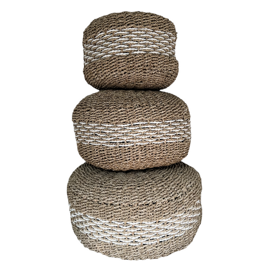 Briar Natural Fibre Pouffe