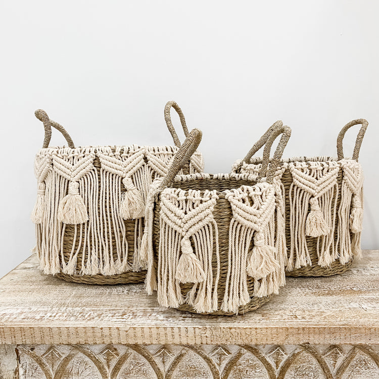 Summer Breeze Baskets Coastal Decor