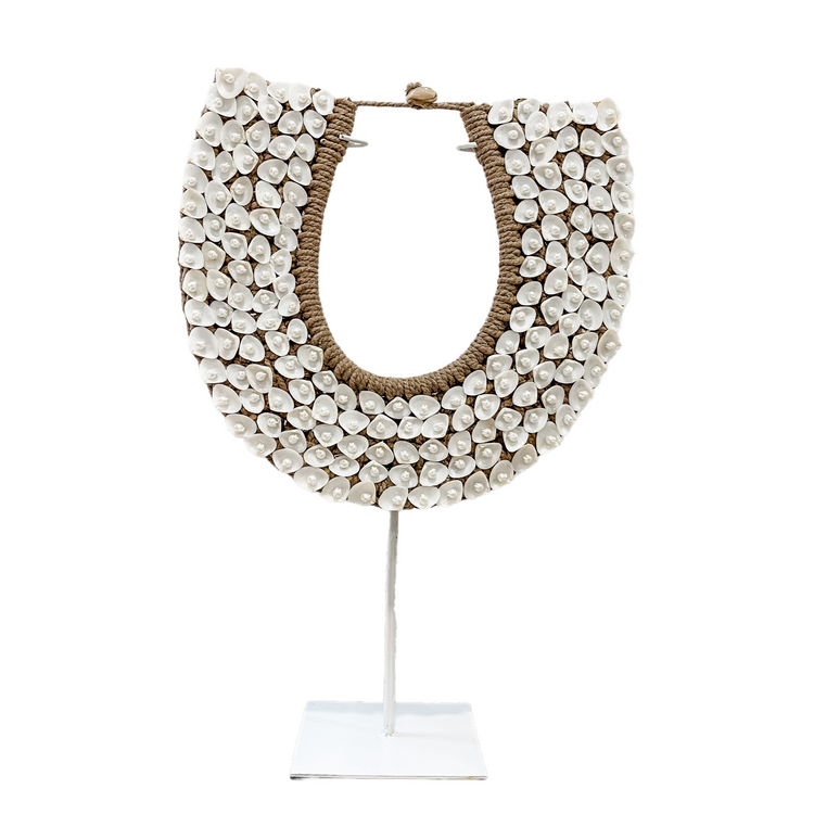 Oliana Shell Necklace on Stand