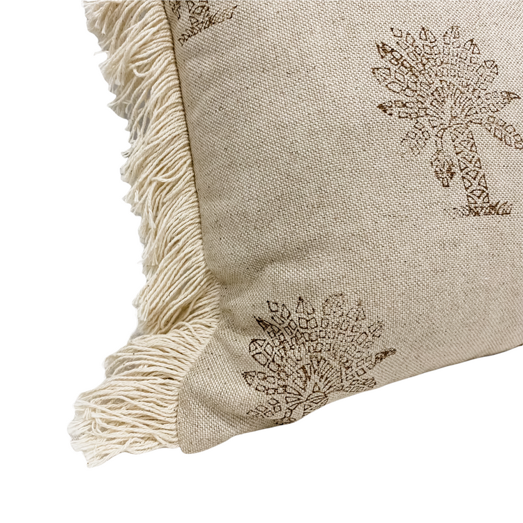 Breezey Palm Cushion Cover Coastal Luxe