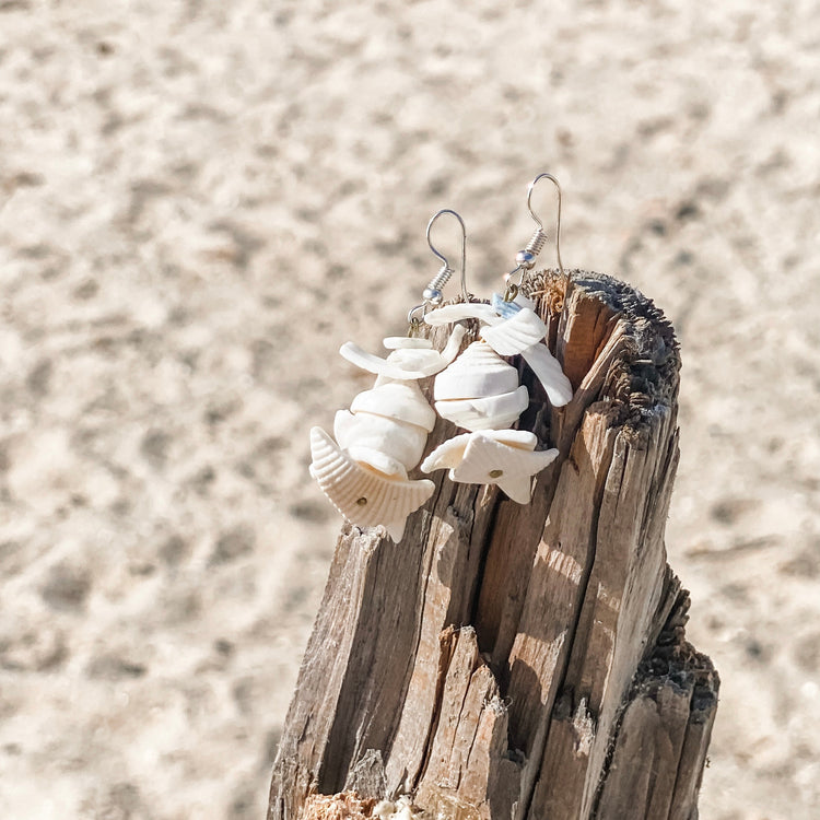 Ocean Jewels Earrings | White