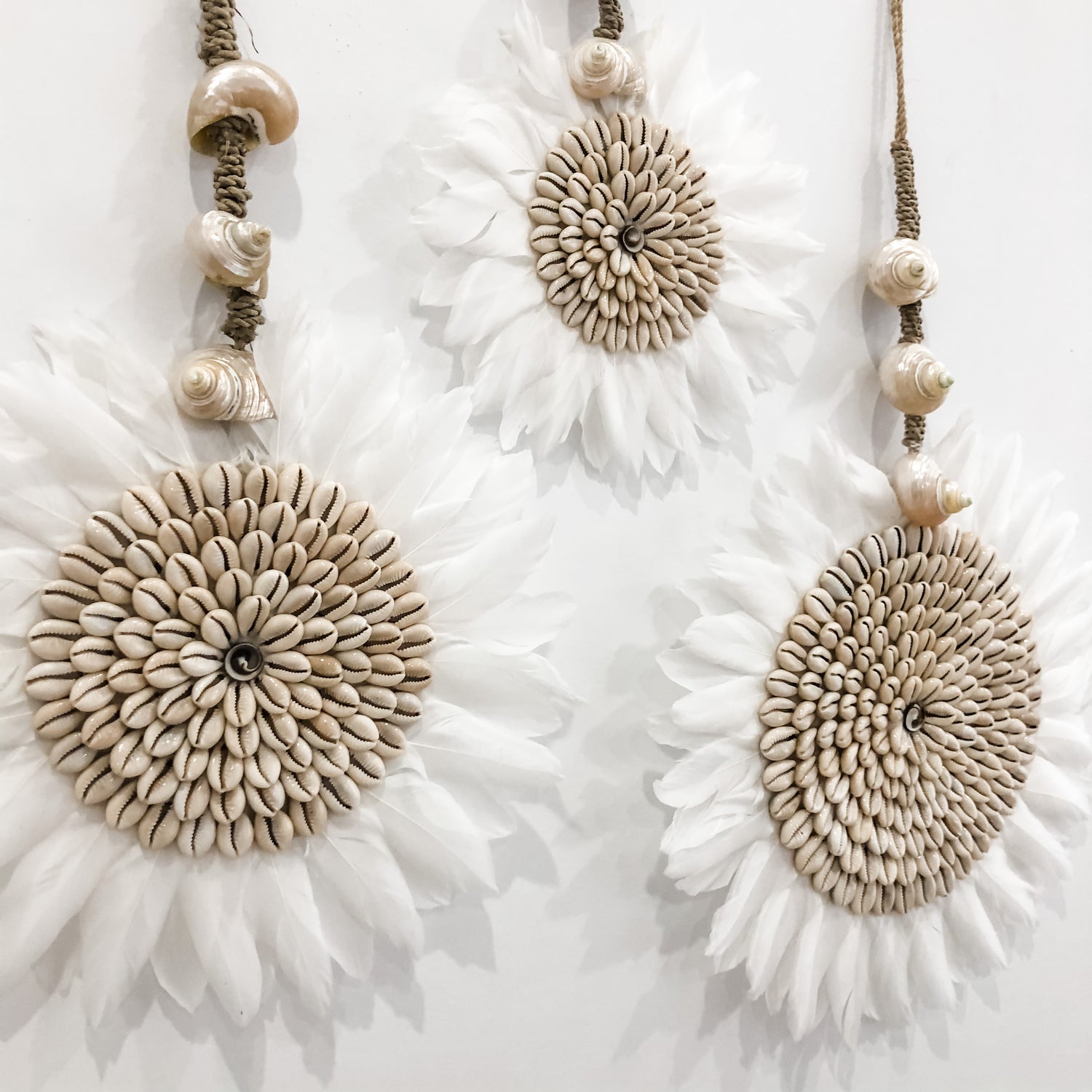 Cowrie & Feather Juju Coastal Decor