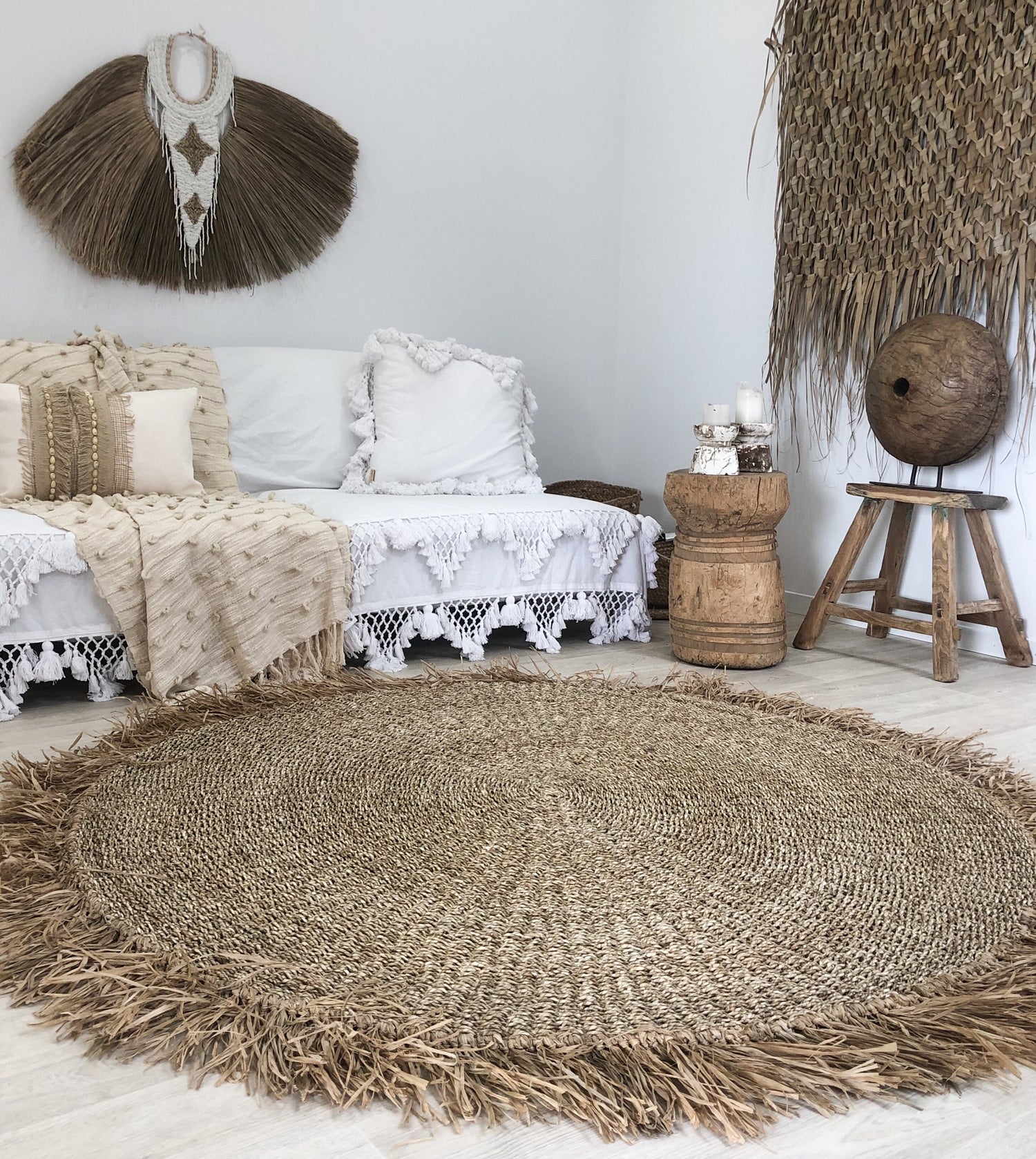 Coco Woven Mat Coastal Decor