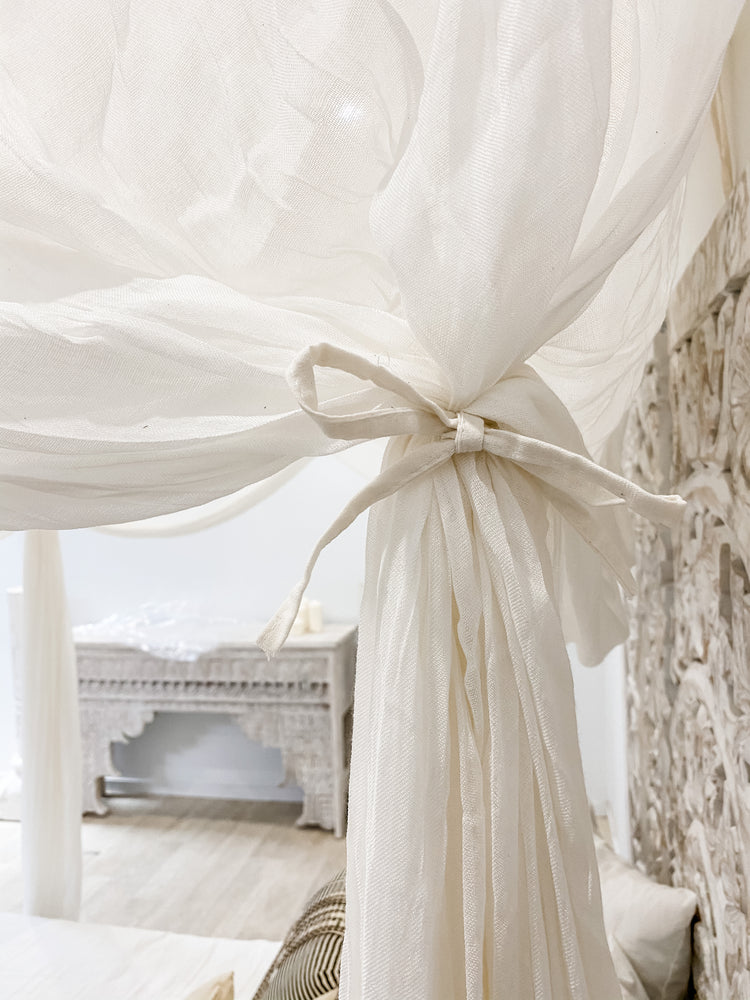 Muslin Bed Canopy Bohemian Style