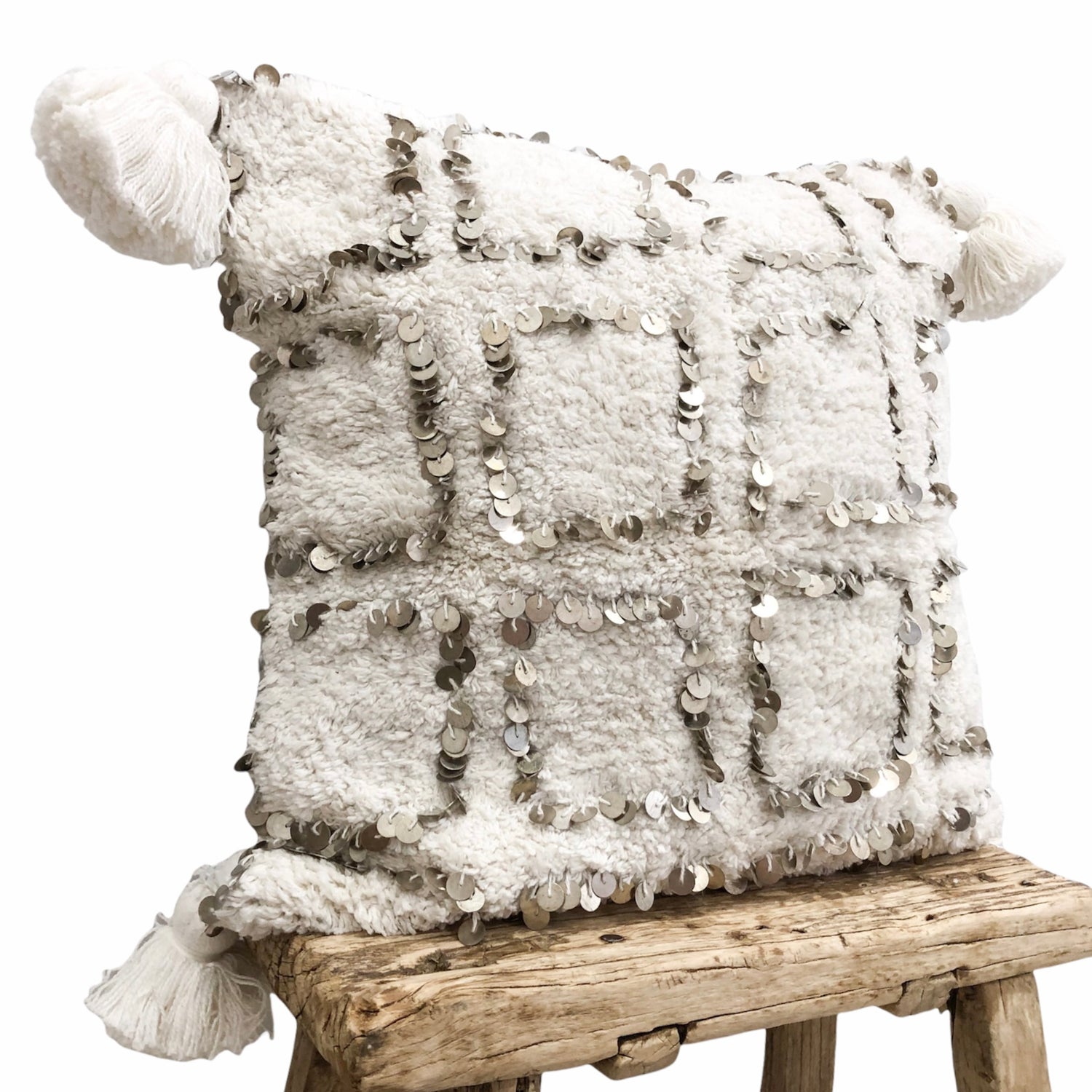 Ostara Squares Cushion Cover Coastal Decor