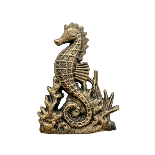 Halyn Seahorse Door Stop | Brass | Willow & the Waves Collection