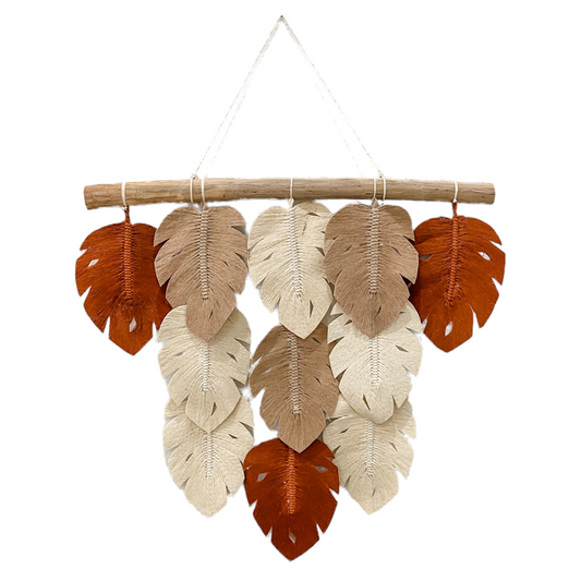 Autumn Colours Hanging Leaves Wall Hanging
