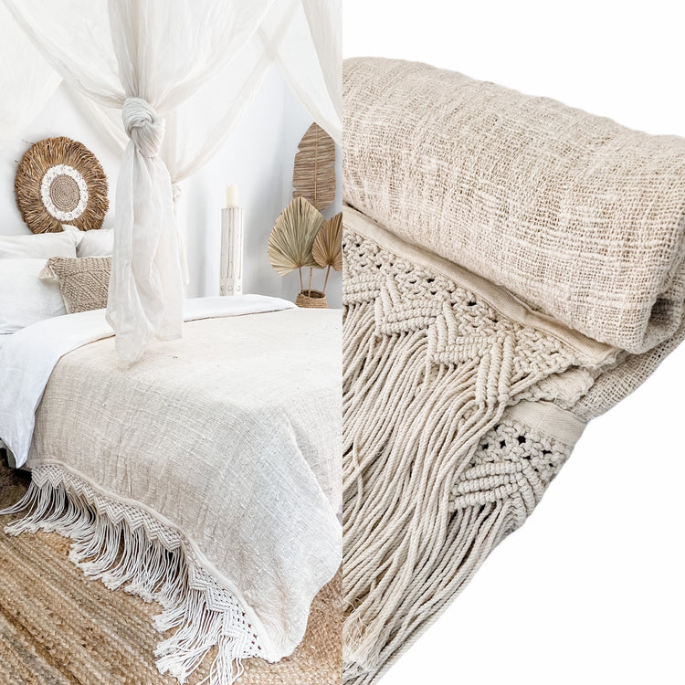 Natural Summer Breeze Throw