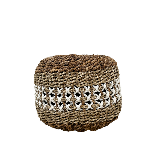 Bryn Natural Fibre Pouffe | 3 Sizes