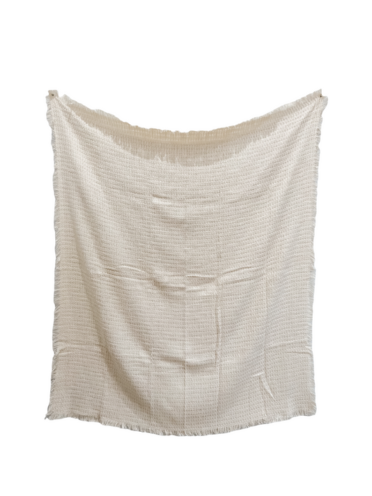 Zohra Throw | Ivory | 125x150cm