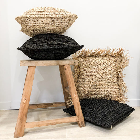 Raffia Cushion Covers Eco Friendly Decor