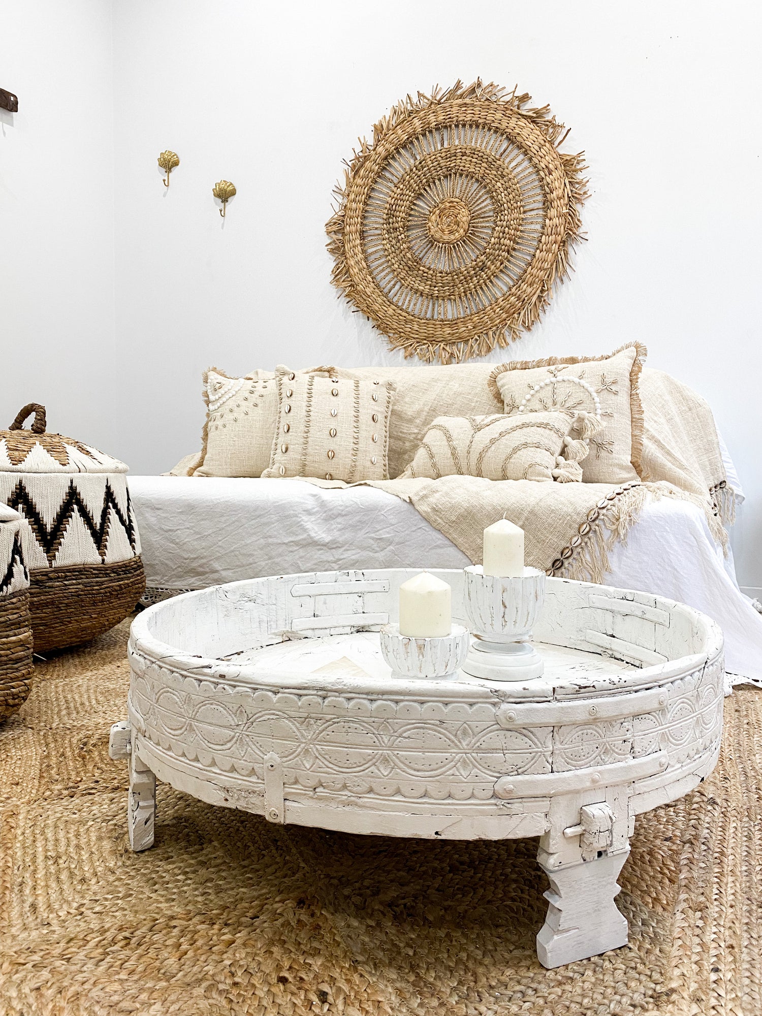 White Bay Candle Holders