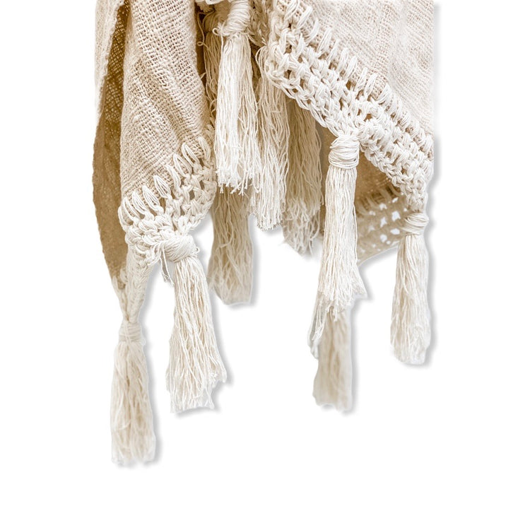 Salt Throw featuring tassels