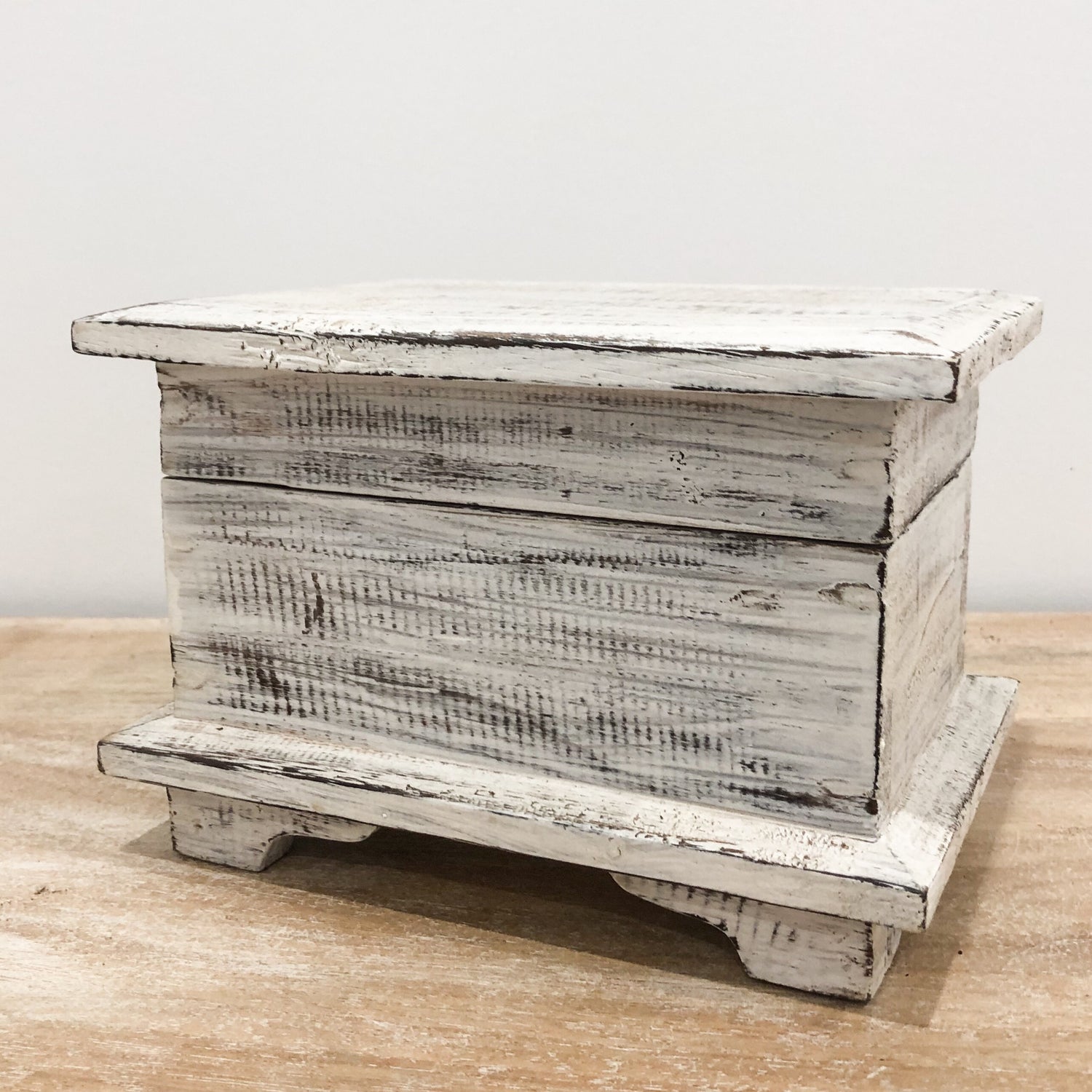 White Washed Chest Coastal Decor