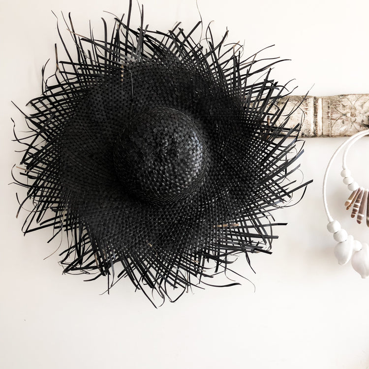 Black Bahamas Sun Hat