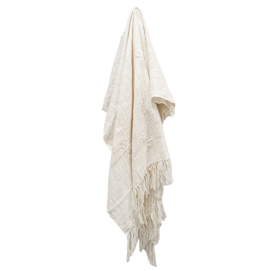 Vanilla Palm Natural Throw