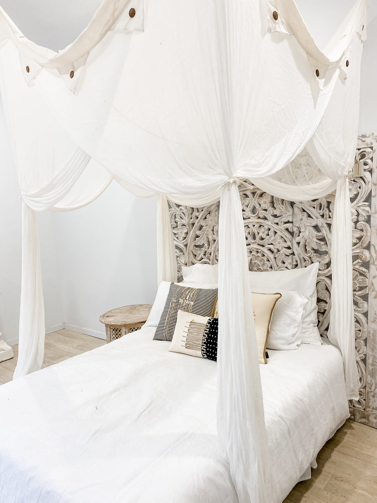 Muslin Bed Canopy Boho Decor