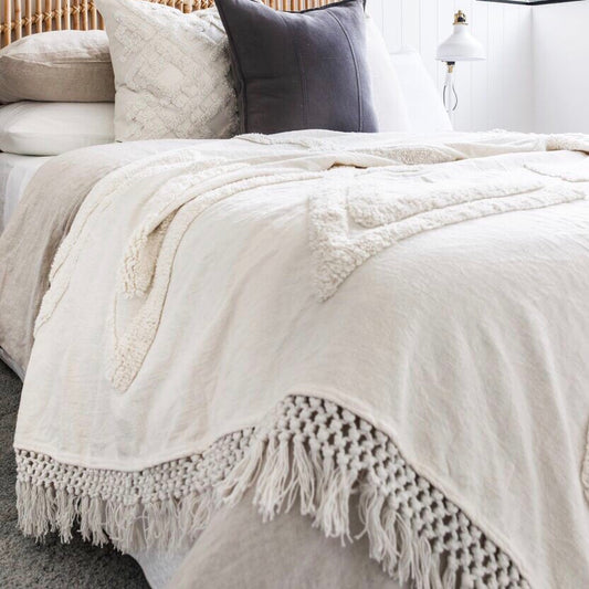 Madlenka Tassel Textured Throw