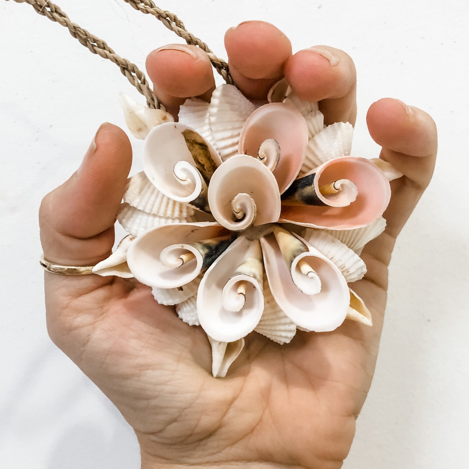 Flower Shell Ornament Beach Decor