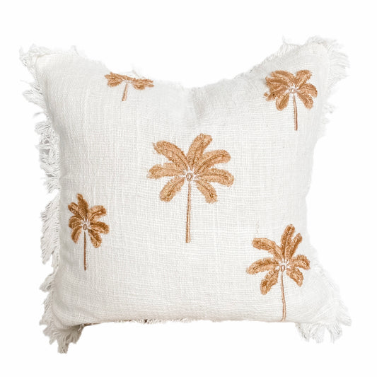 Saffron Palms Cushion