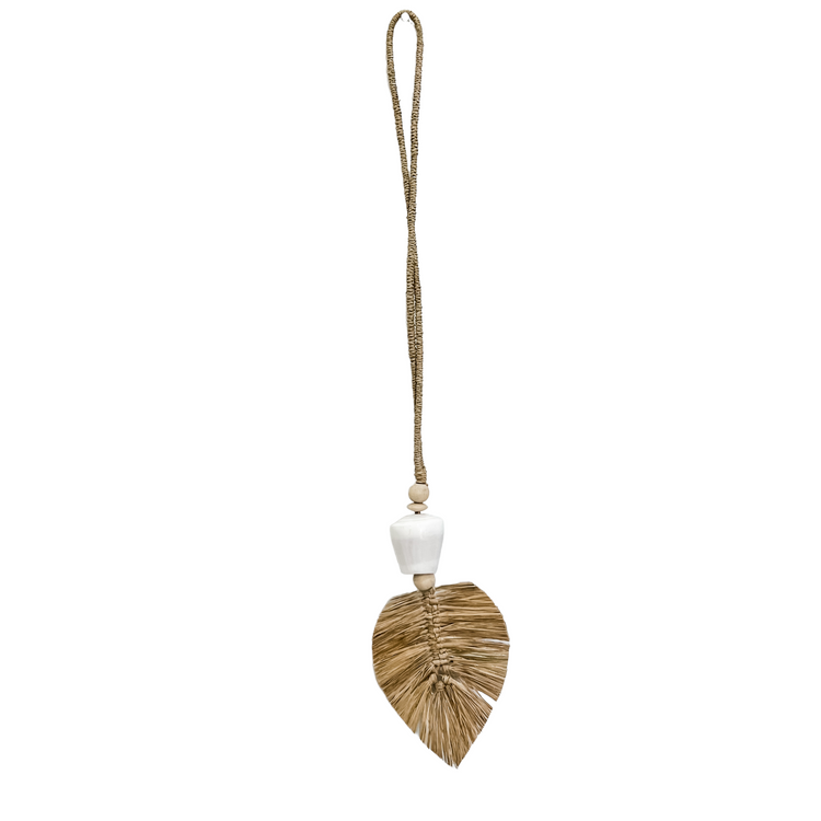 Bora Bora Leaf Tassel with Shell