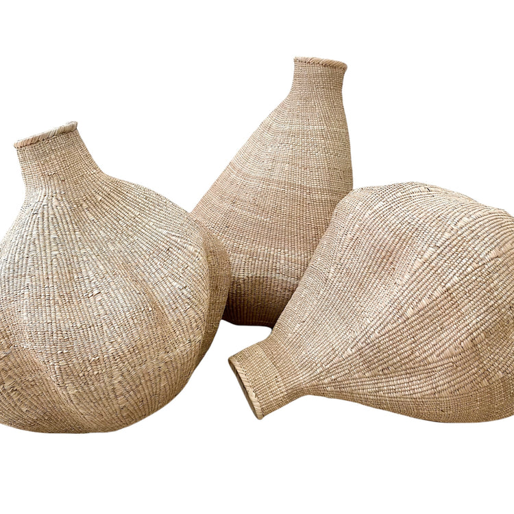 Zimbabwe Gourd Baskets Boho Decor