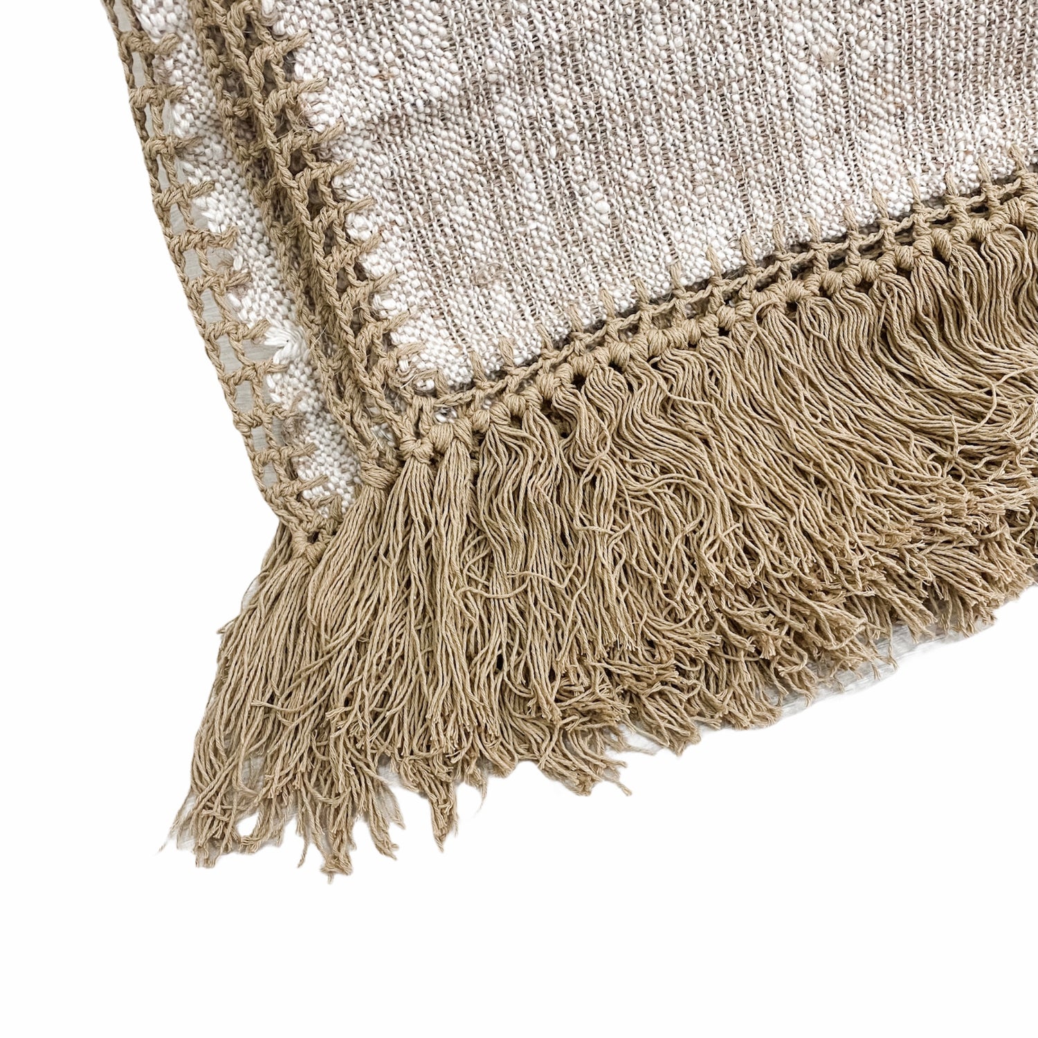 Husk Throw featuring tassels