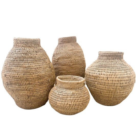 Buhera Grass Reed Baskets Multiple Sizes