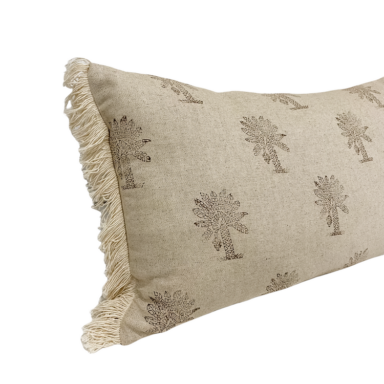Natural Breezey Palm Cushion Cover