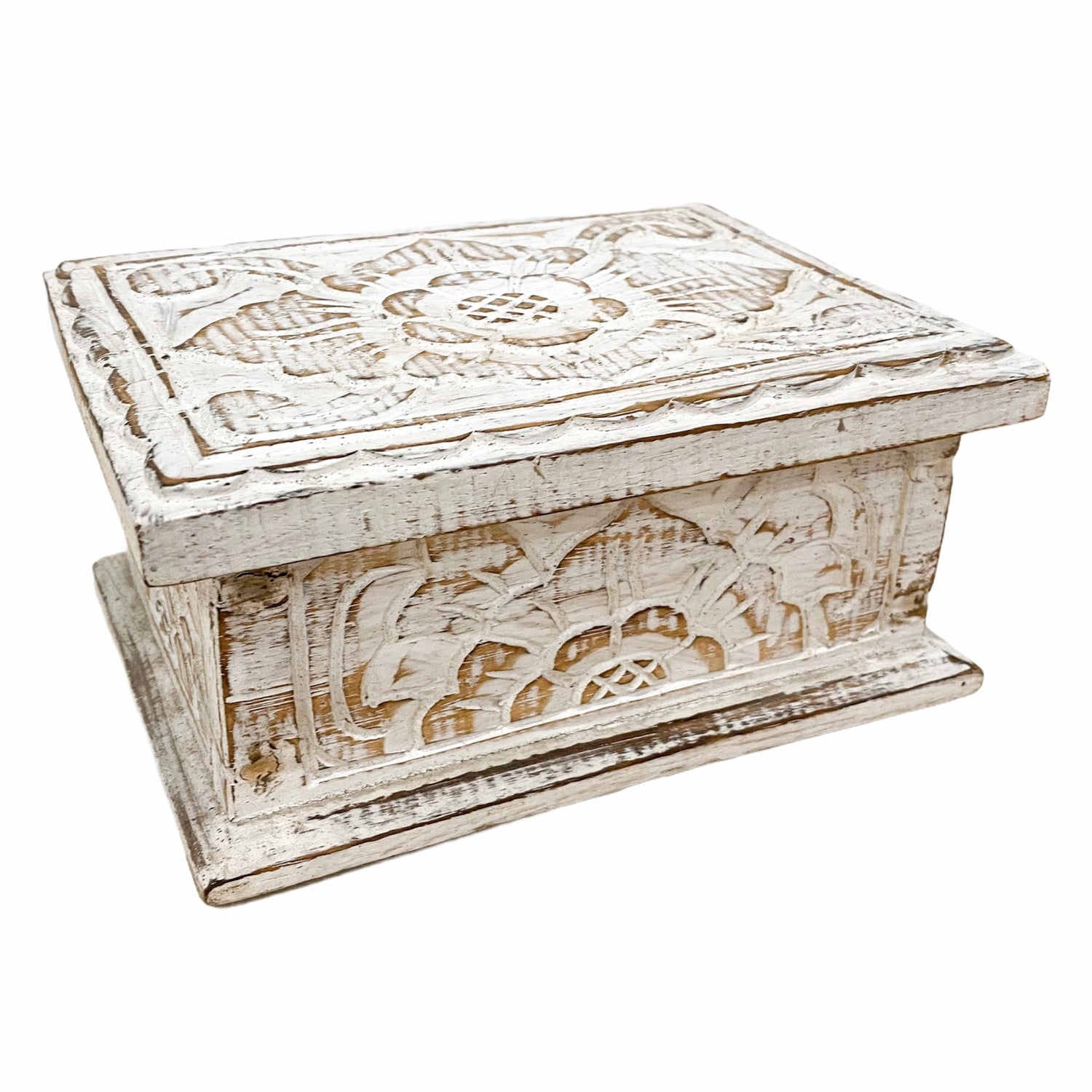 Carved Flower Box