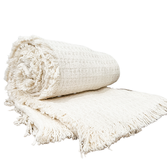 Zohra Throw | Ivory | 125x150cm