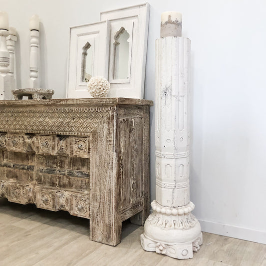 Old Indian Column Boho Decor